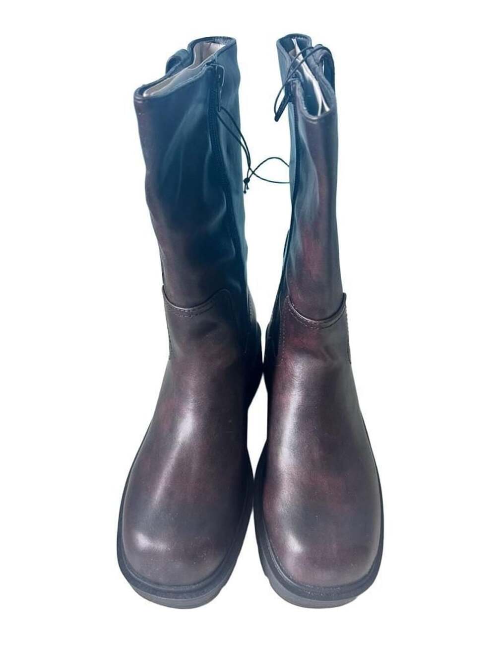 No Boundaries Lug Pull On Boot Size 10W Black Wide Width Memory Foam